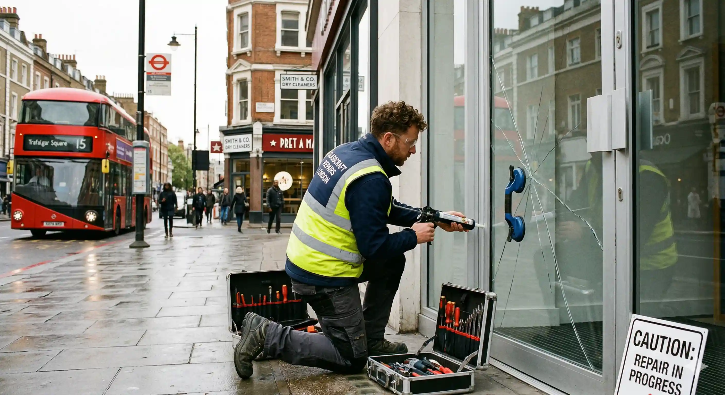 Commercial Glass Door Repair Engineers